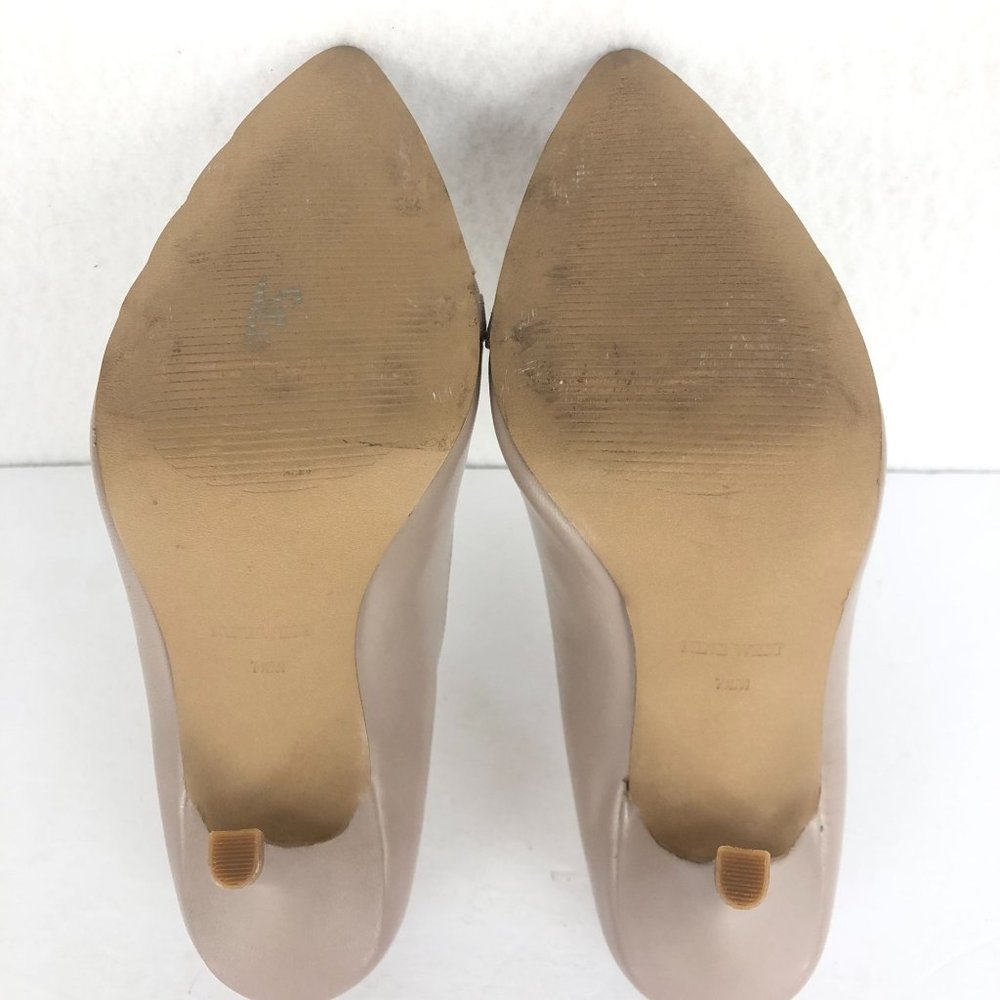Nine West Women's 7.5M Balder Grey Brown Pointed Toe Leather High Heel Pumps - Picture 9 of 11
